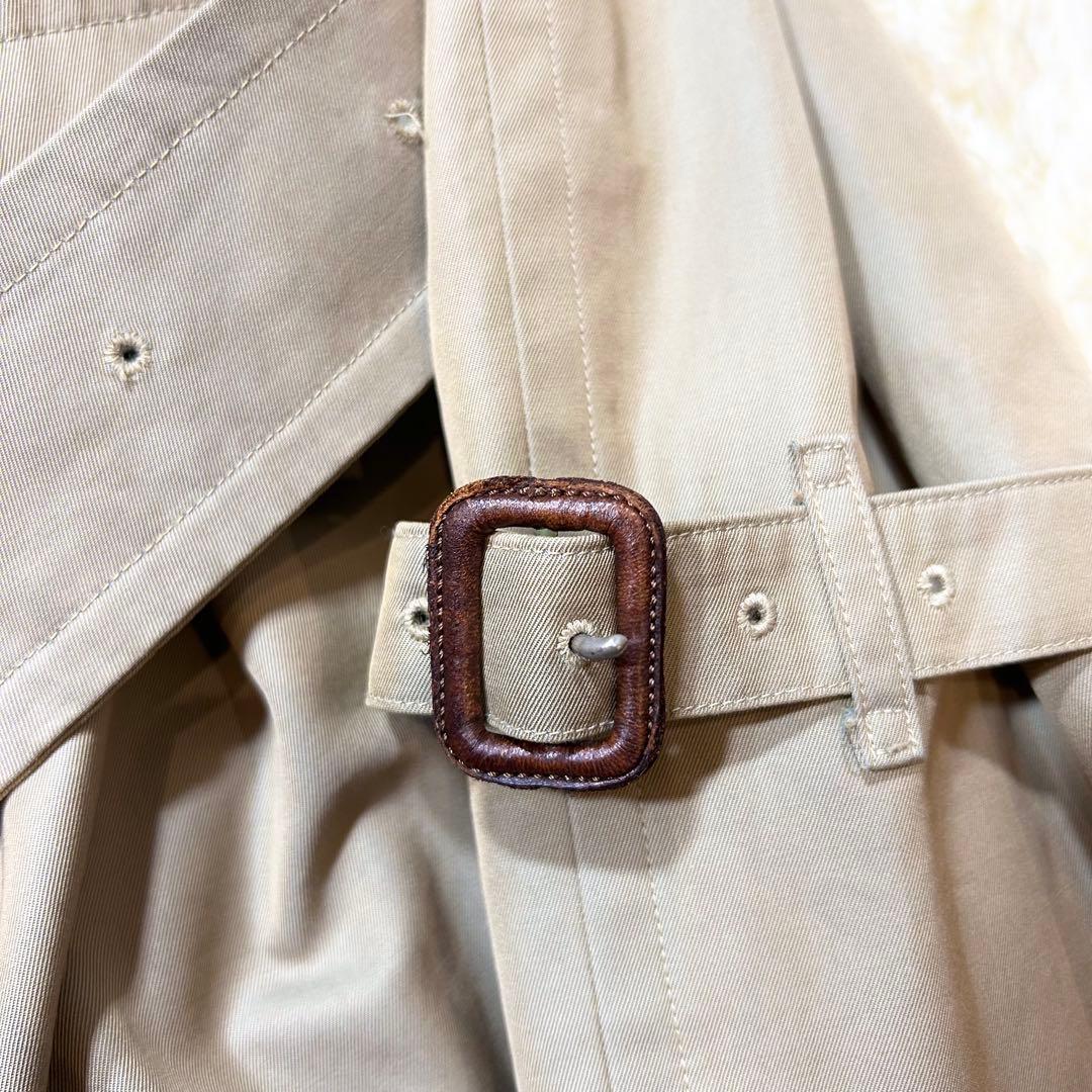 ✨希少クリーニング済みヴィンテージ✨バーバリー ロング トレンチコート Ｌサイズ