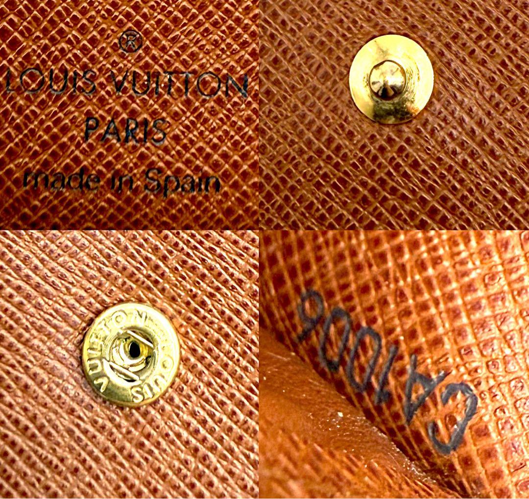 ルイヴィトン モノグラム ポルト ビエ カルト クレディモネ 二つ折り財布