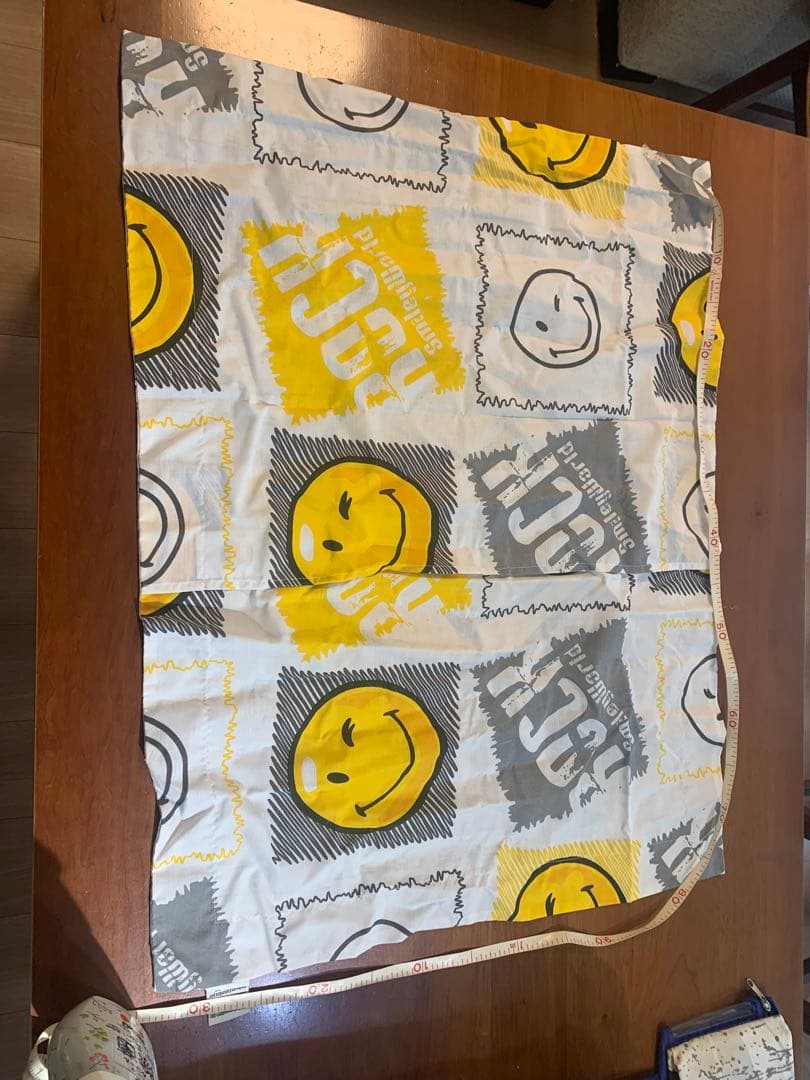 Smiley World スマイリーフェイス　大掛布団、枕カバー大中/1セット