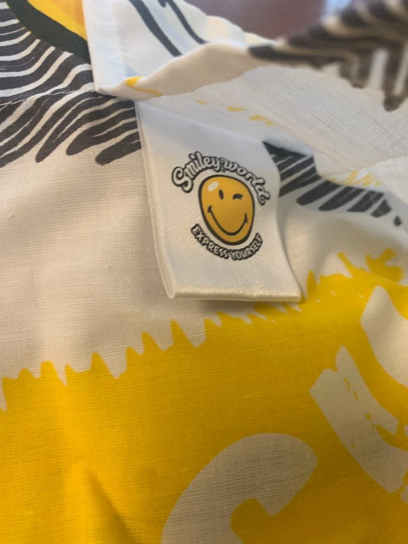 Smiley World スマイリーフェイス　大掛布団、枕カバー大中/1セット