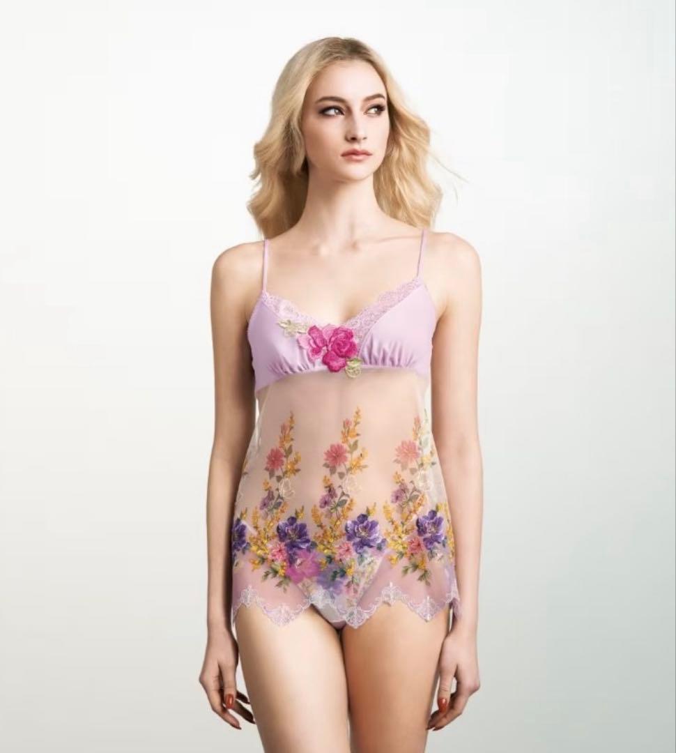 サルート 93G SATC セットアップ（キャミ＋Ｔバック）M PU