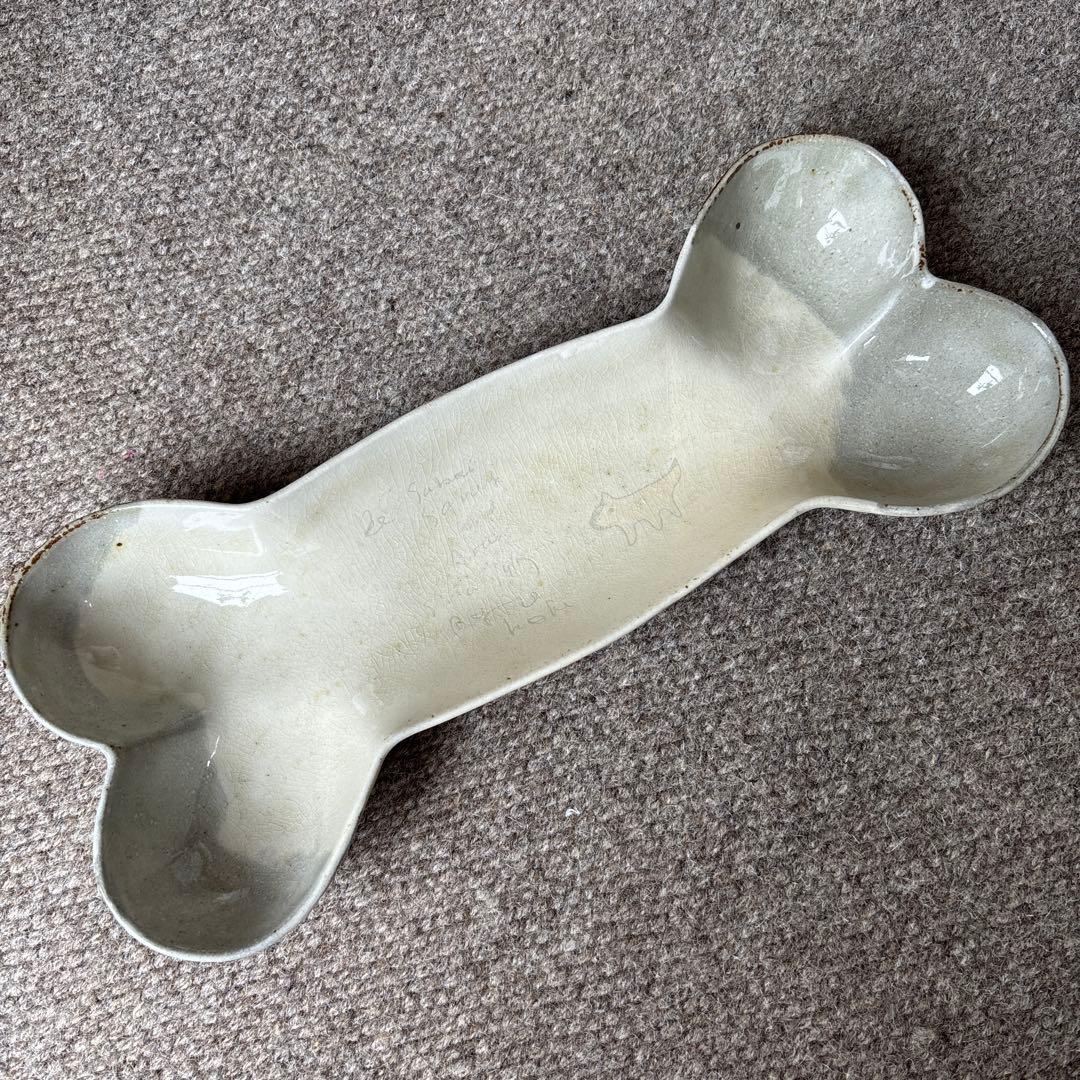 寺門広気　骨　皿