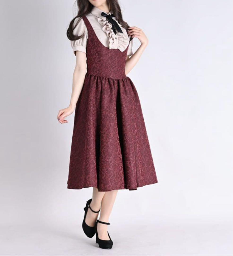 ノスプロジェクト◆クロエワンピース◆ボルドー◆Mサイズ◆クリスマス