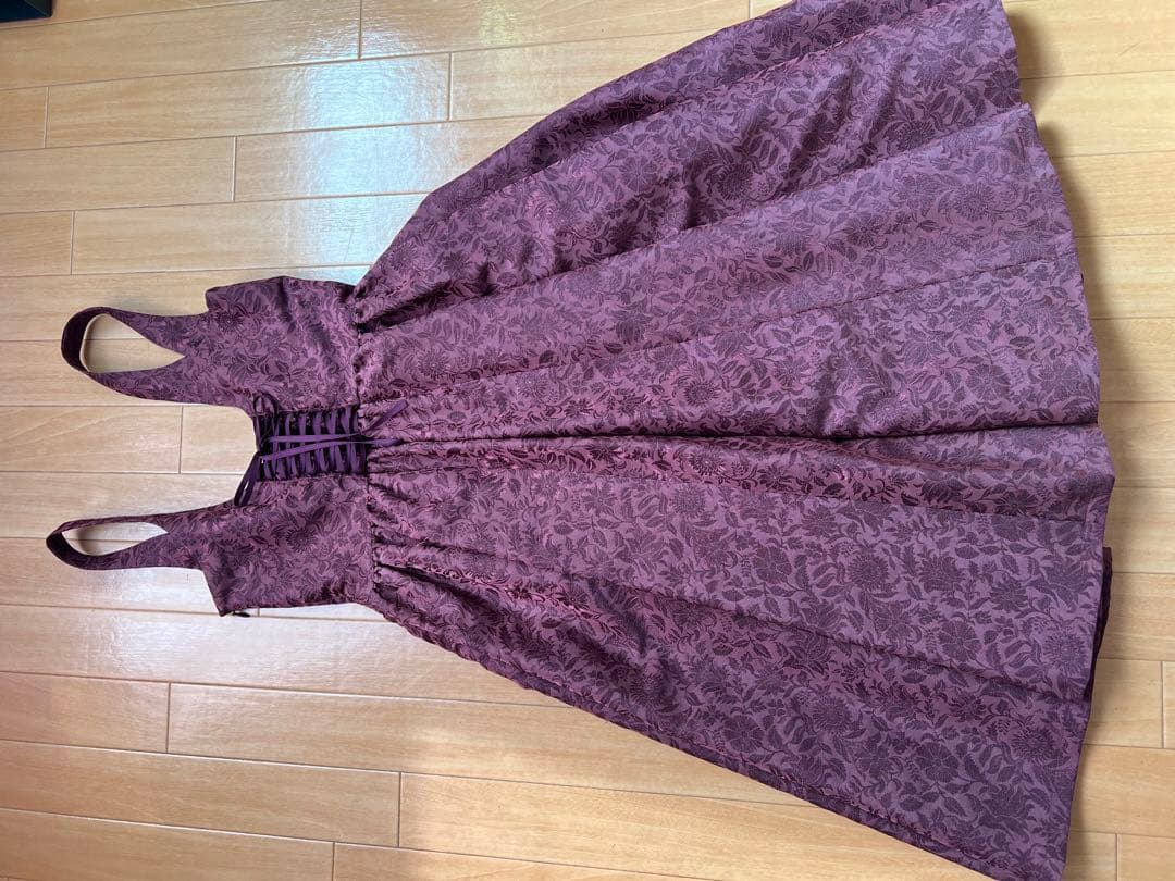 ノスプロジェクト◆クロエワンピース◆ボルドー◆Mサイズ◆クリスマス