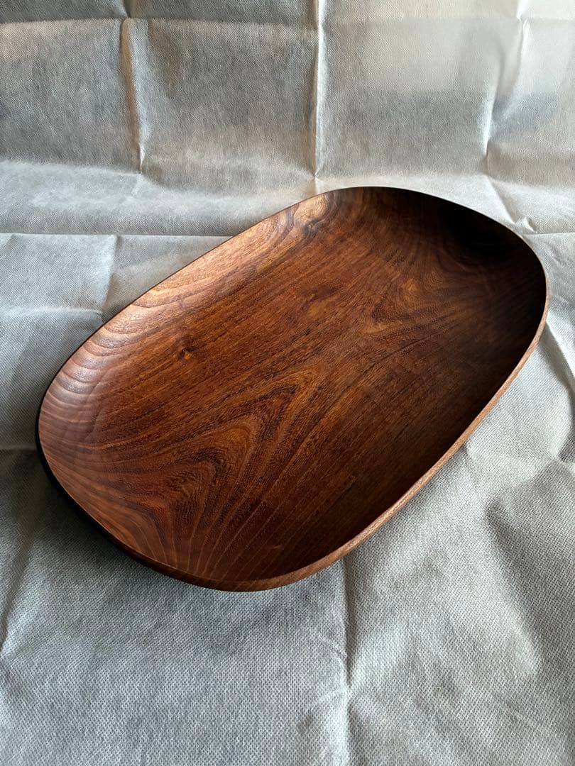 富井貴志　エンジュ楕円大皿