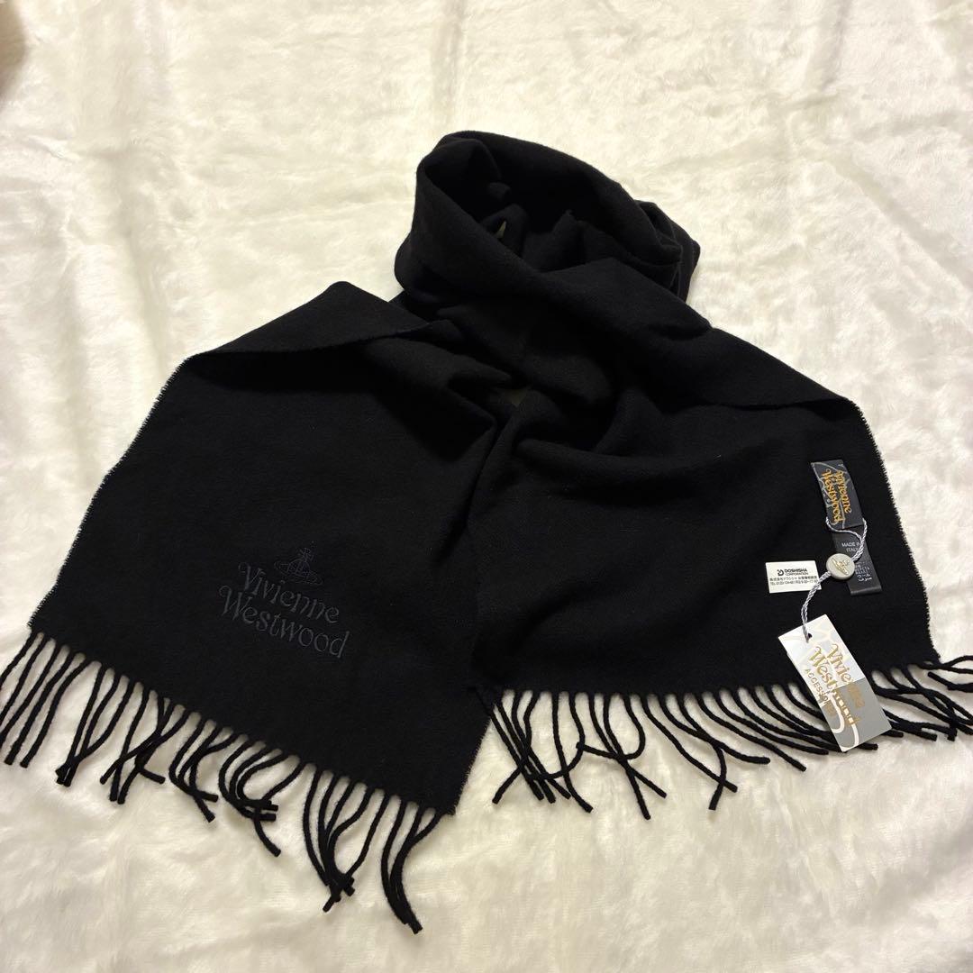 新品未使用タグ付き　Vivienne Westwood マフラー ウール　オーブ