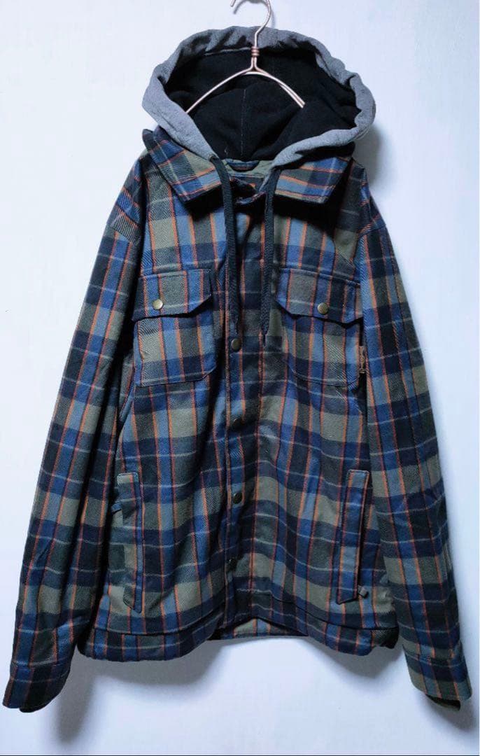 BURTON バートン スノーボードウェア ジャケット チェック メンズL