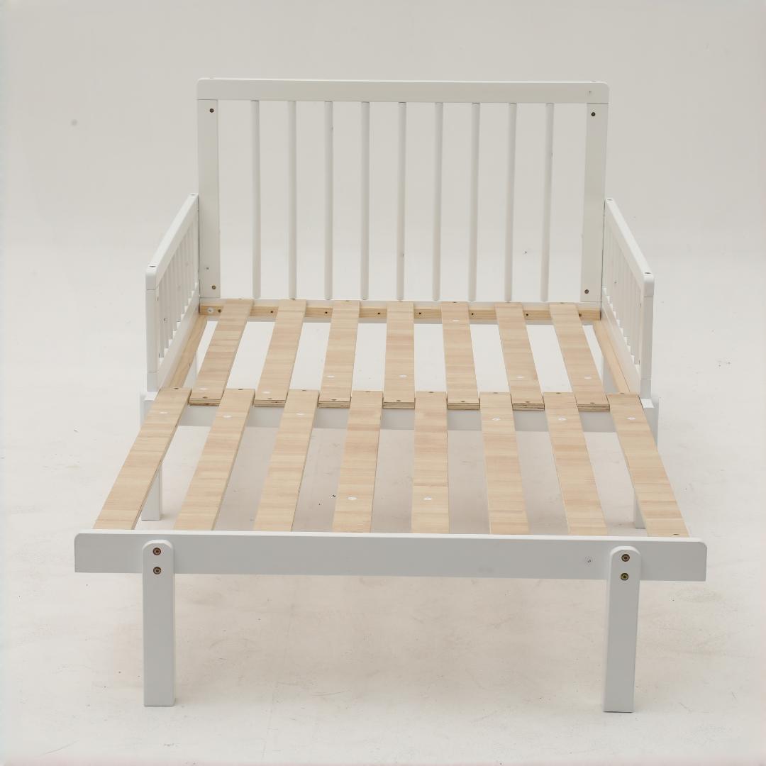 伸長式ソファベッド　天然木製　２WAY　おしゃれ　北欧風　WHITE