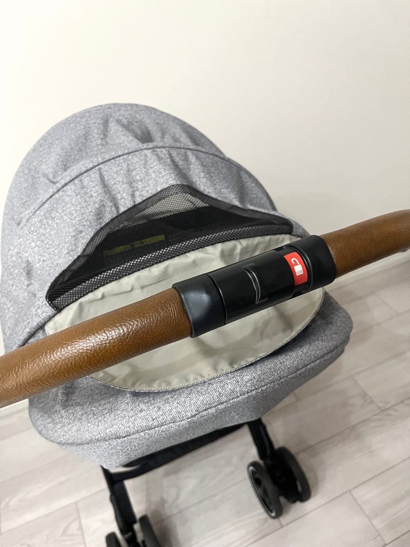 Aprica ラクーナクッションAC ベビーカー レインカバー付き