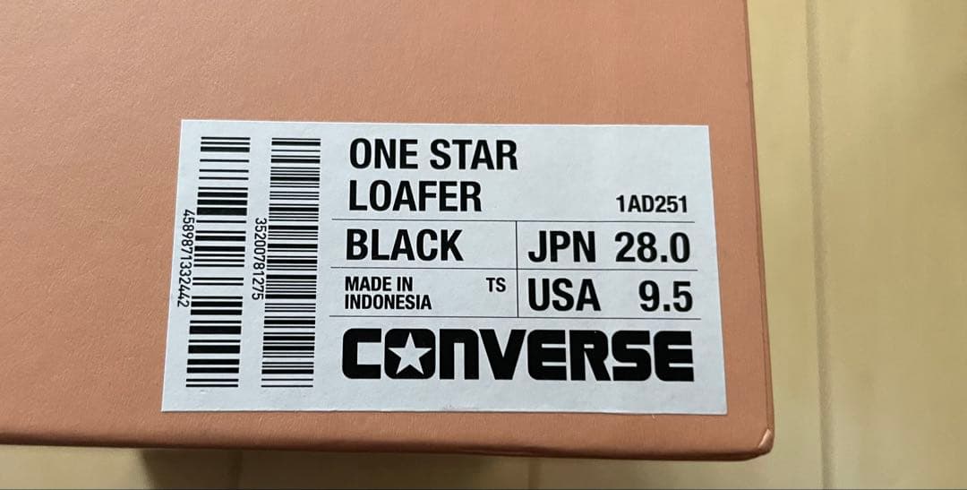 靴 converse addict one star loafer