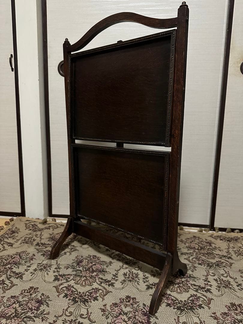 イギリス　アンティーク　ケーキスタンド　アフタヌーンティー　折りたたみ式