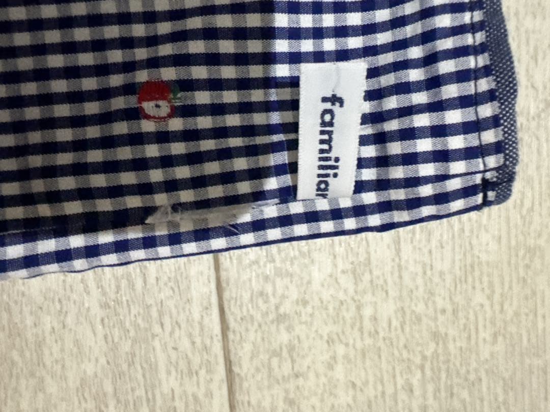 【美品】ファミリア70周年デニムバッグファミちゃんリアちゃん