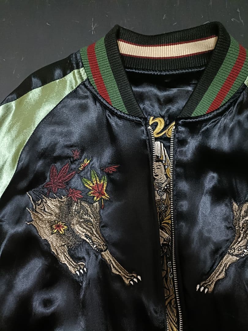 [極美品] クローズ x WORST スカジャン L レーヨン100%