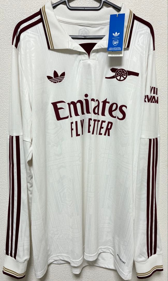 25-26 アーセナル 3rd 長袖ユニフォーム　adidas