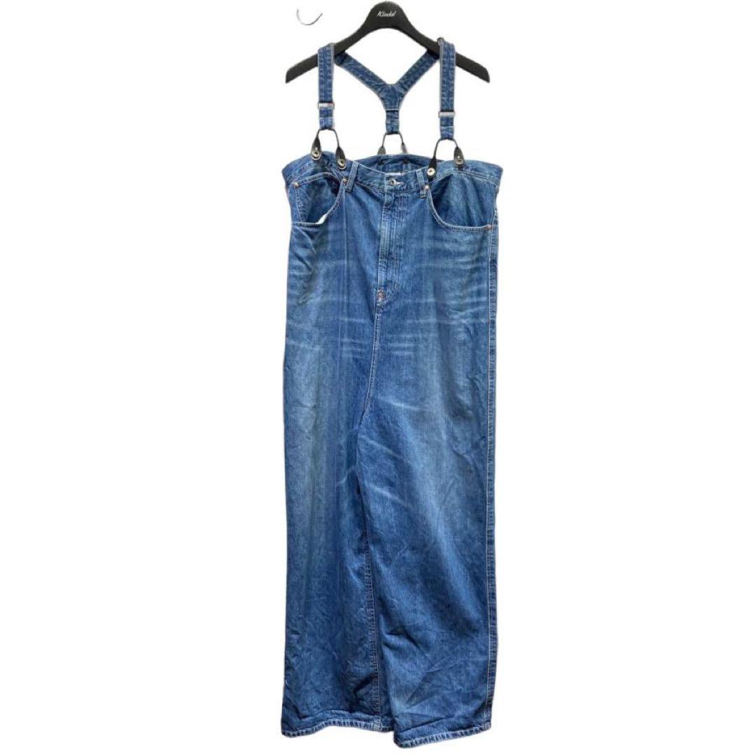 サロペット・オーバーオール・オールインワン rhodolirion 5Pockets Suspender Denim