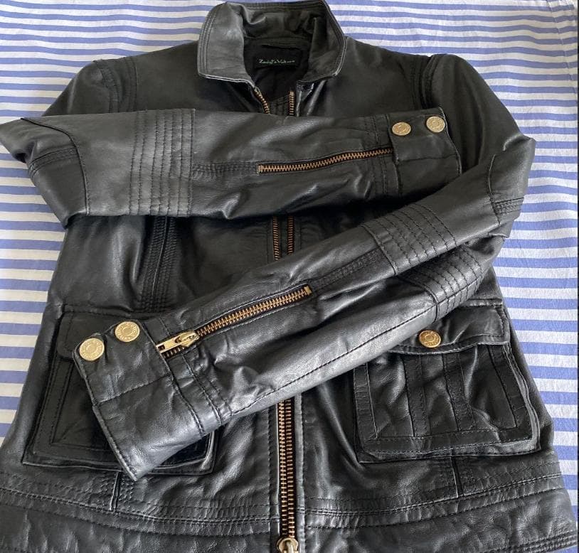 美品Zadig&Voltaire 本革ジャケット