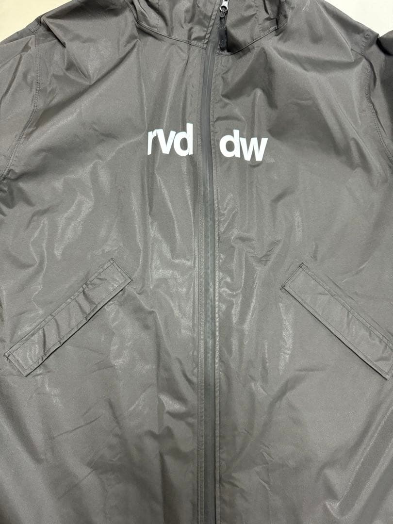 rvddw レインコート 黒