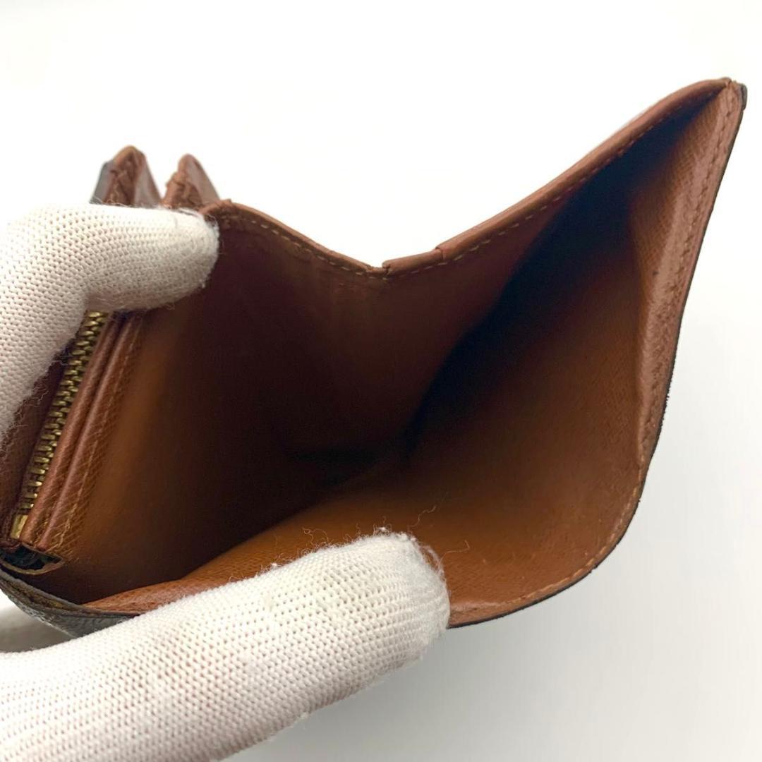 鑑定済み ルイヴィトン ポルトモネ ビエ トレゾール 財布 ミニ L字ファスナー