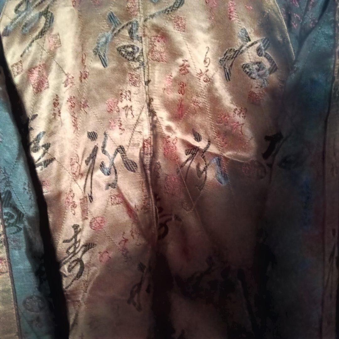 JAPANESE　CLASSIC　SCRIPT 蝶刺繍 スカジャン花旅楽団