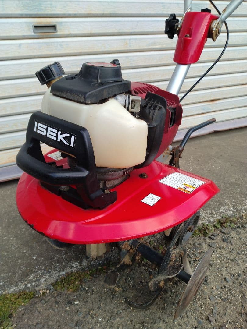 ★ISEKI 耕運機 ガソリンエンジン 赤ジャンク品