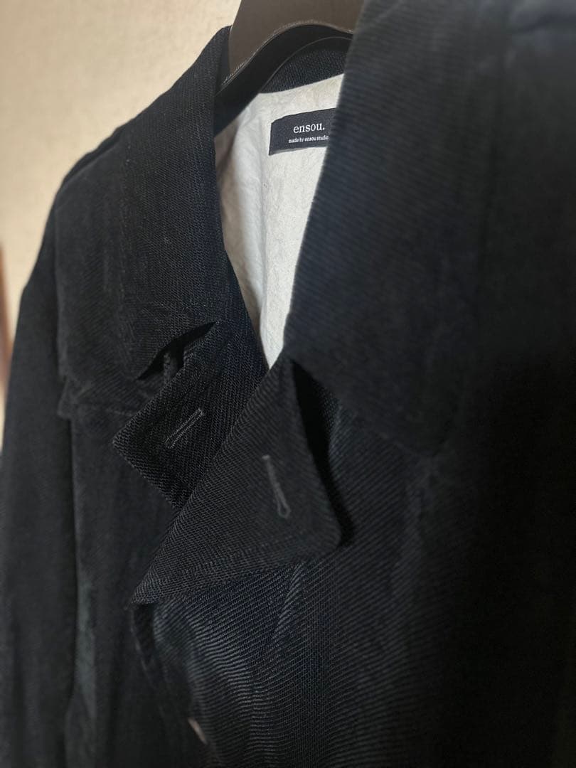 22AW ensou. ベルテッドトレンチコート