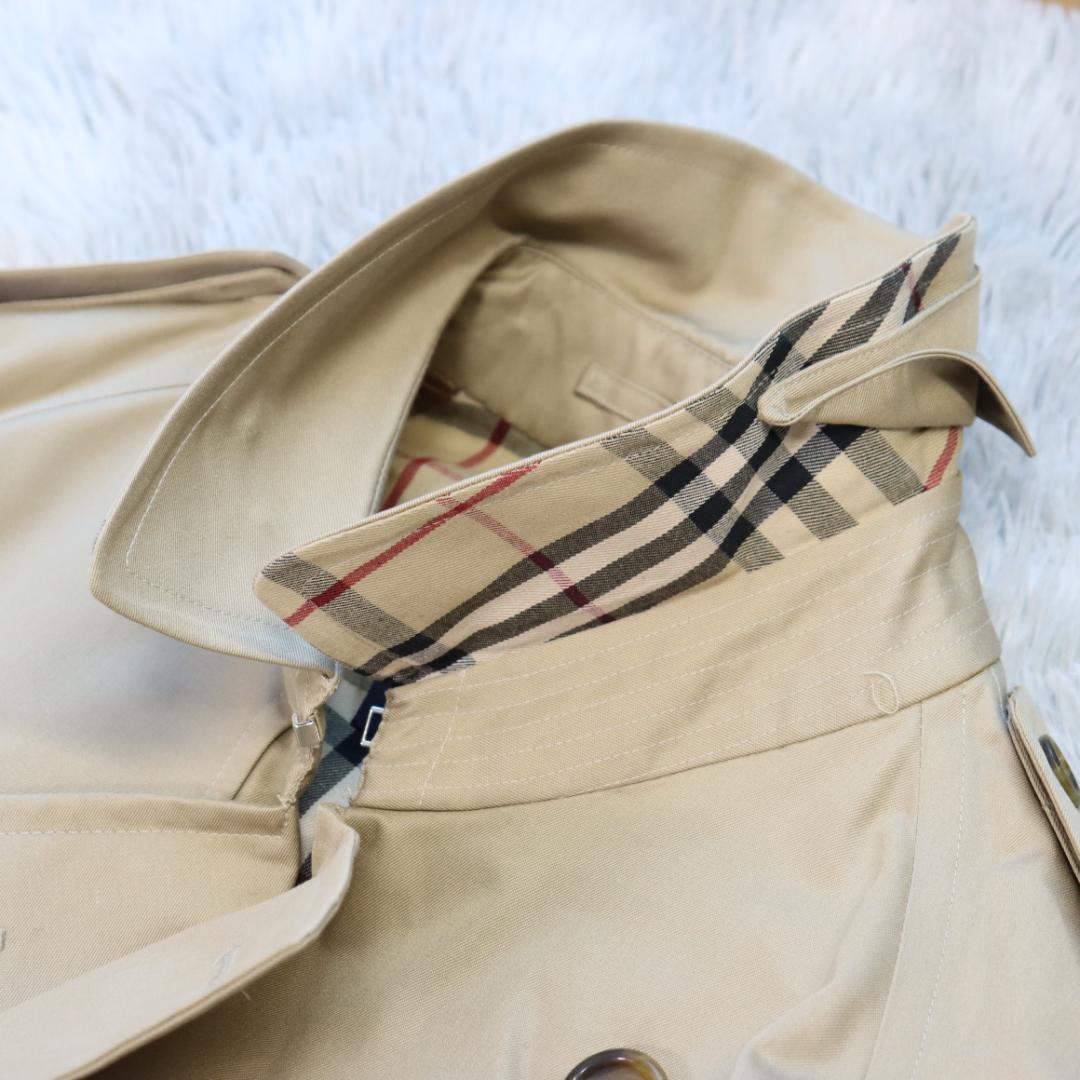 美品バーバリーロンドン✨トレンチコート　ノバチェック　ベルト　サイズ４８　英国製