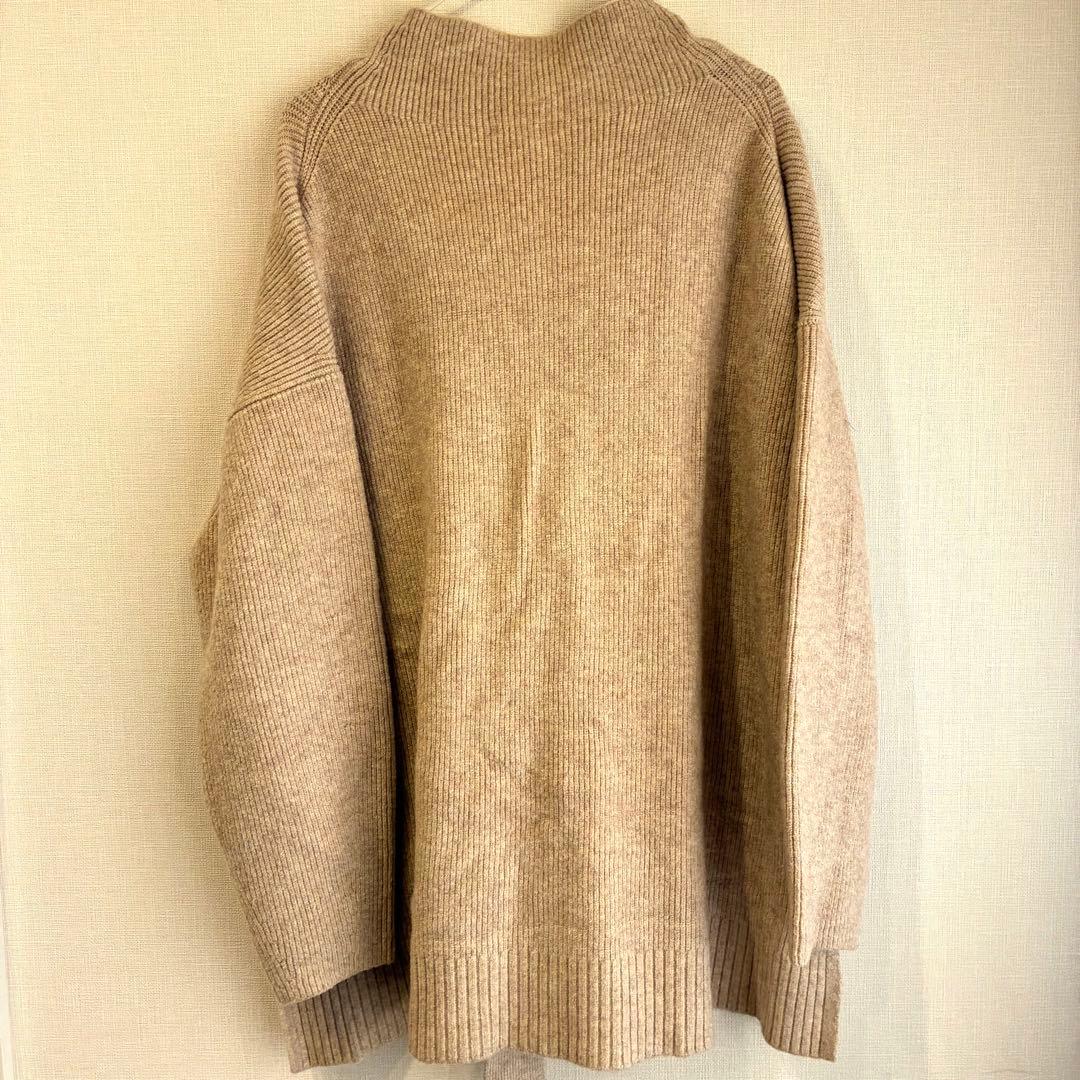 【美品】週末限定値下げ！CADUNE カデュネ　畔チュニックニット ベージュ