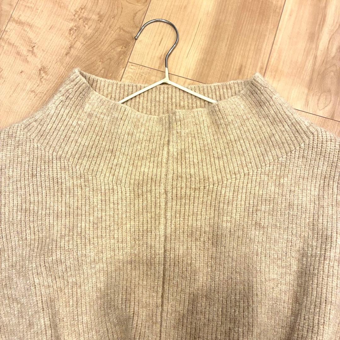【美品】週末限定値下げ！CADUNE カデュネ　畔チュニックニット ベージュ
