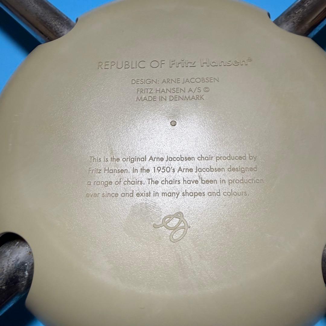 Fritz Hansen セブンチェア 2脚セット オレンジ ターコイズ