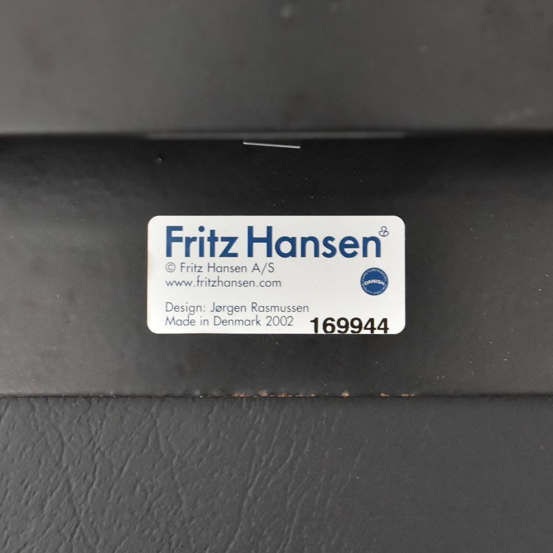 KEVI デンマーク　Fritz Hansen 昇降式　回転椅子　アルミナム