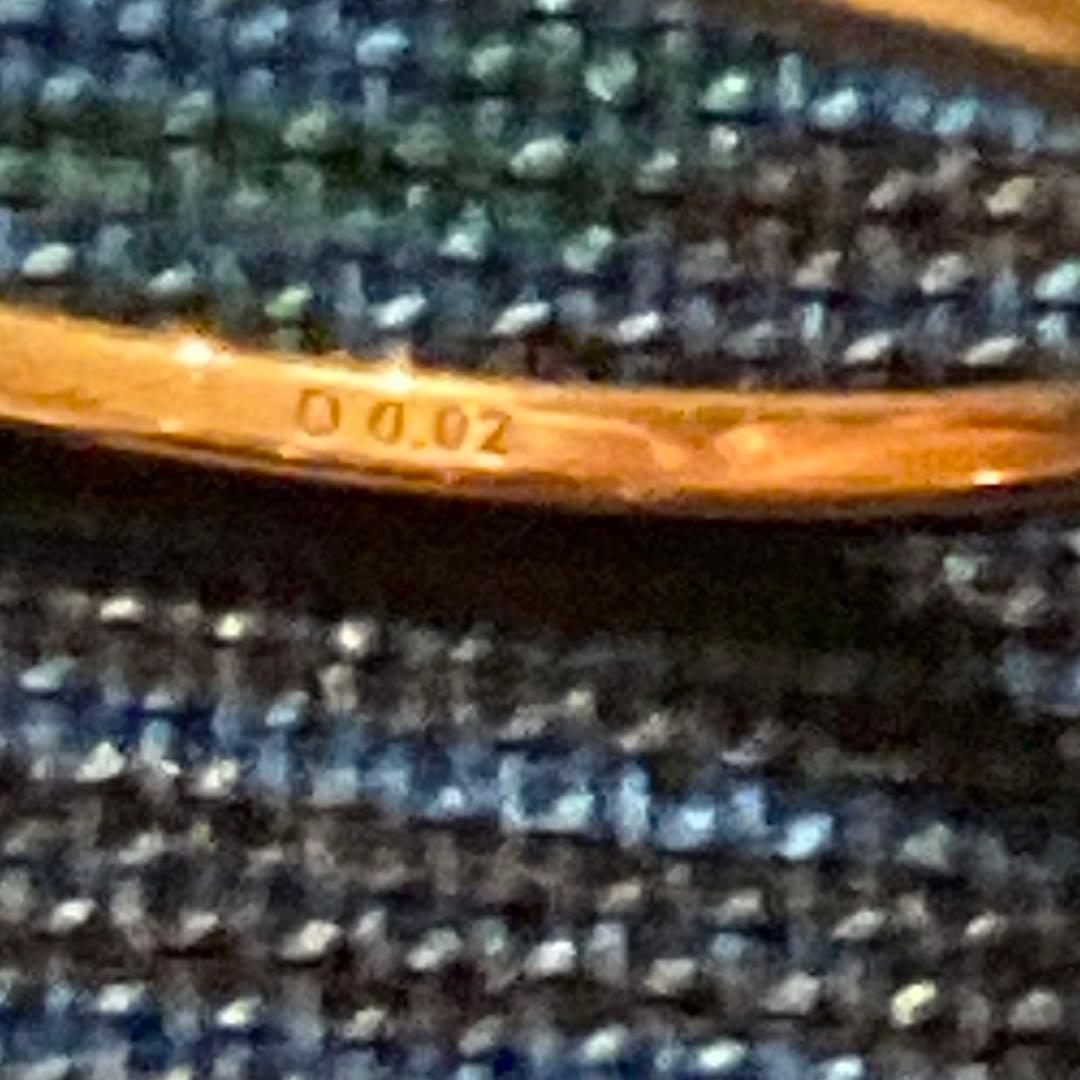 AHKAH アミュレット　お守り　リング　9号　K18YG