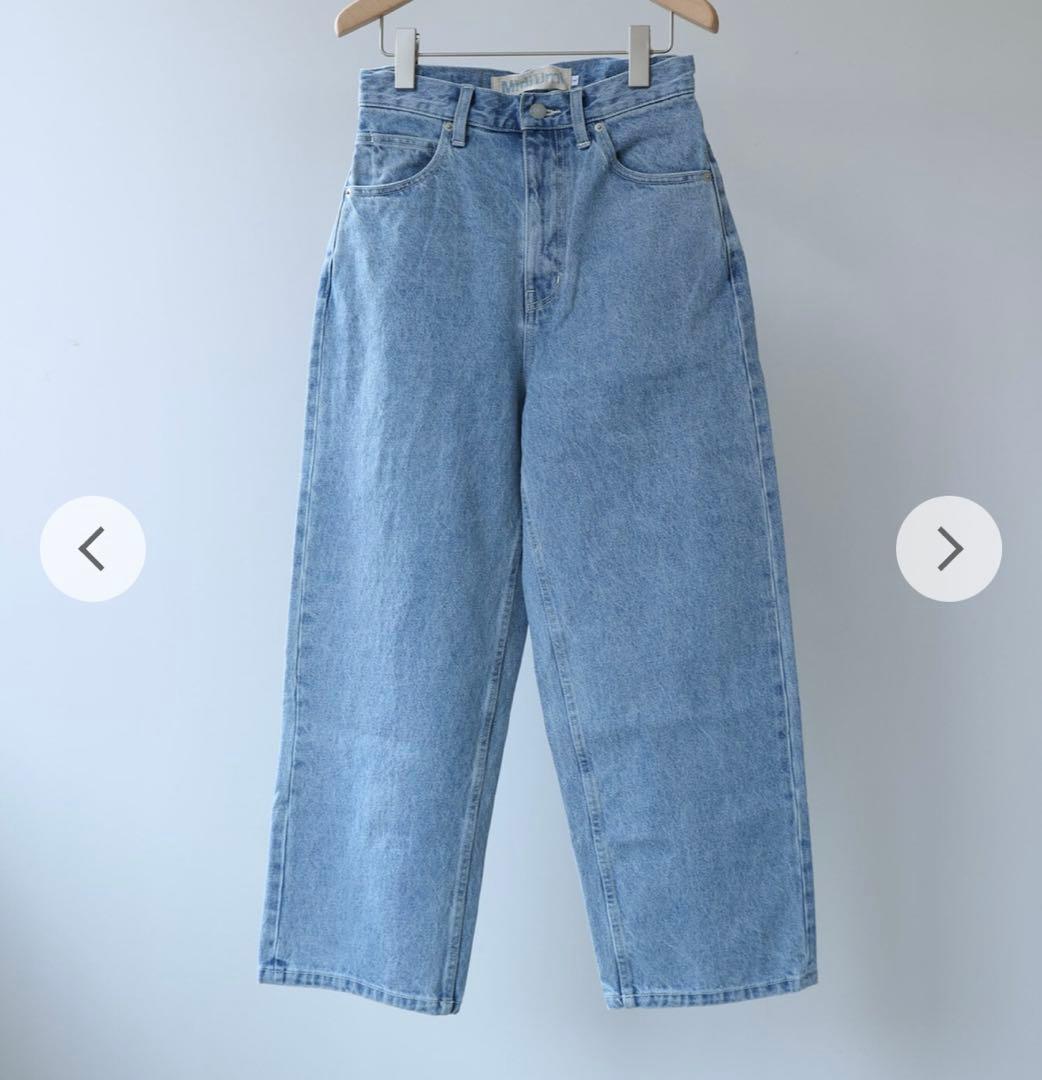 MidiUmi｜high waist wide straight denim