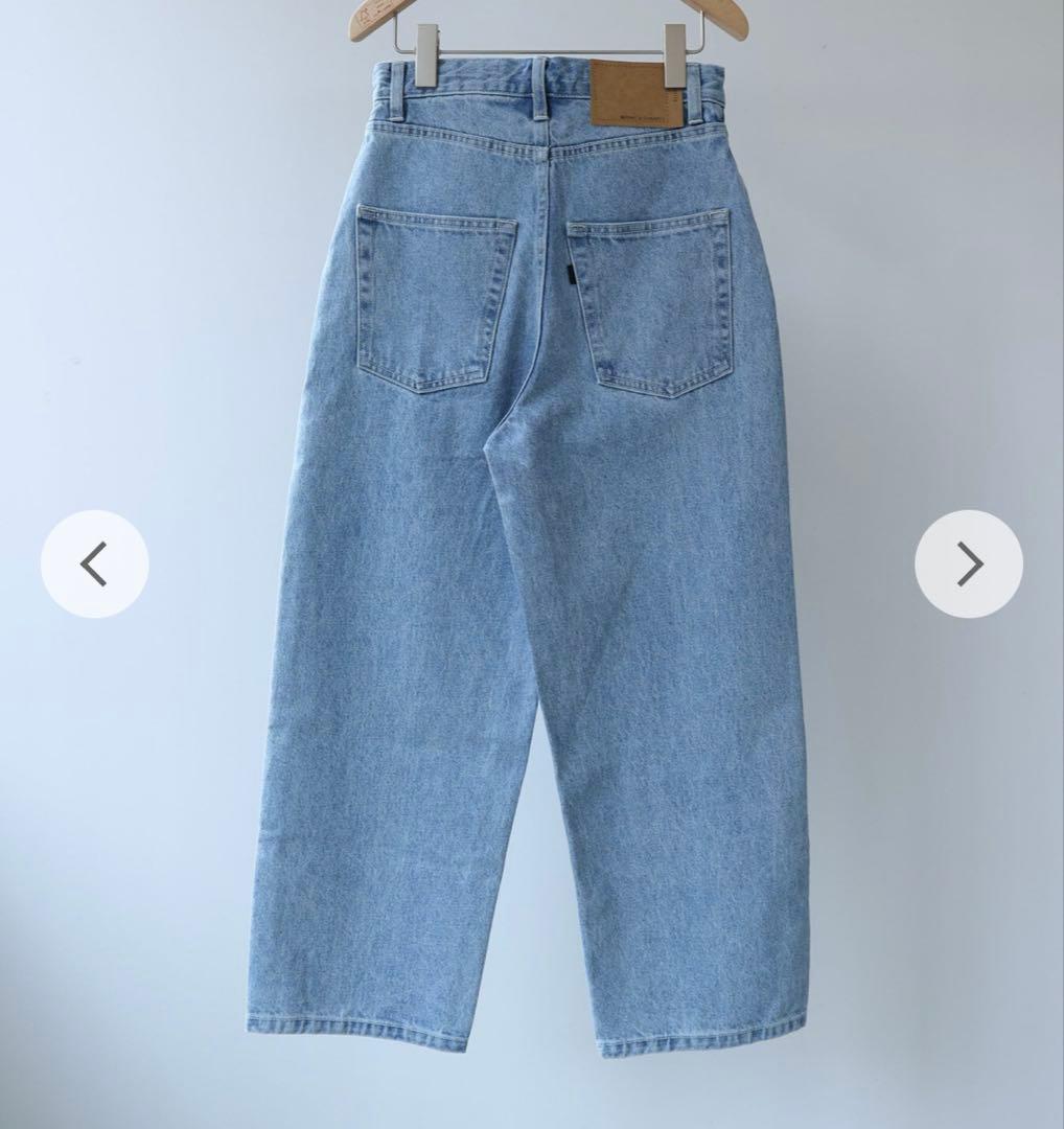 MidiUmi｜high waist wide straight denim