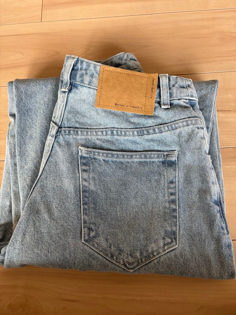 MidiUmi｜high waist wide straight denim