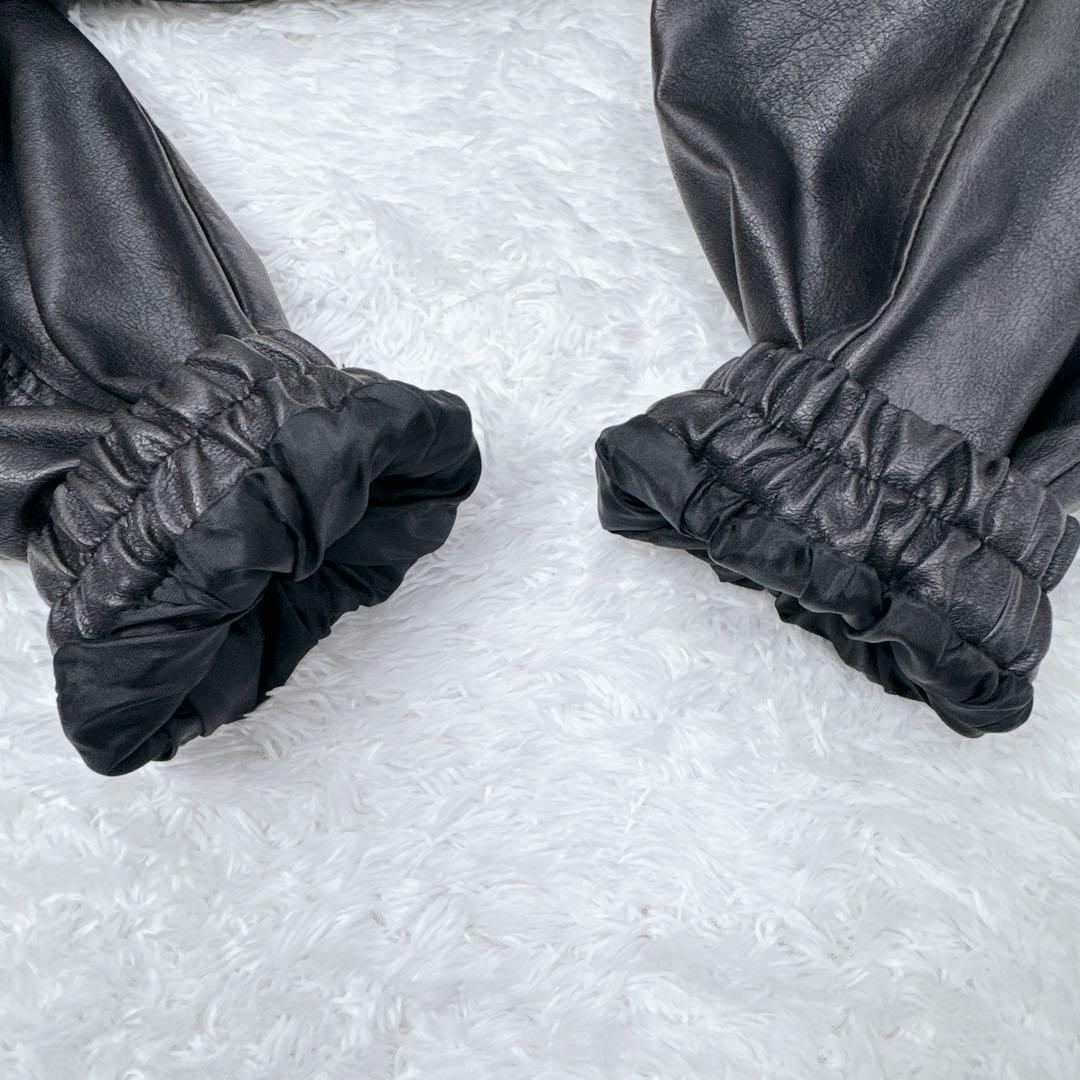 【新品】PAGE BOY サンドヴィンテージレザーブルゾン ジャケット ブラック