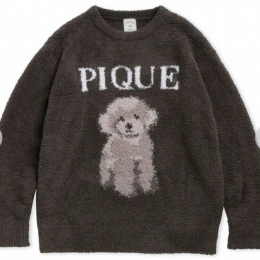 新品タグ付 ジェラートピケ トイプードル ジャガードプルオーバー オンライン限定