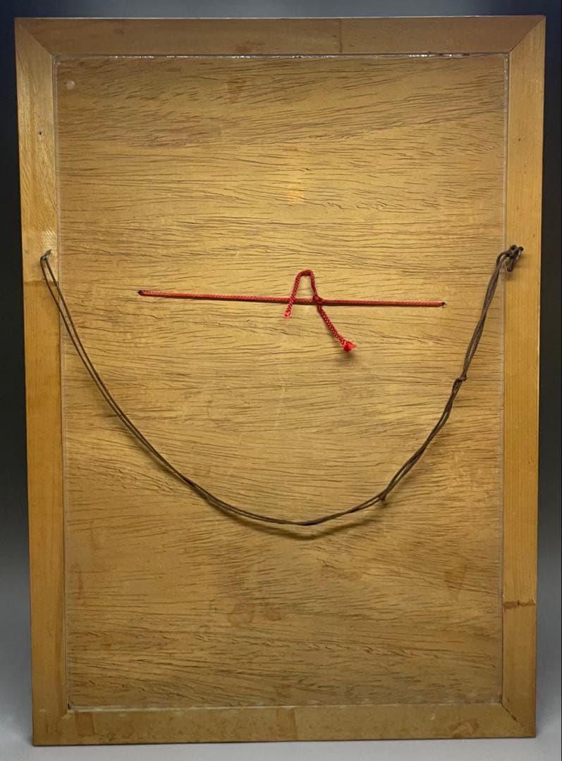 石見神楽面　石見神楽　石州和紙　在銘　作家作品　魔除け　健康長寿　Lw7613