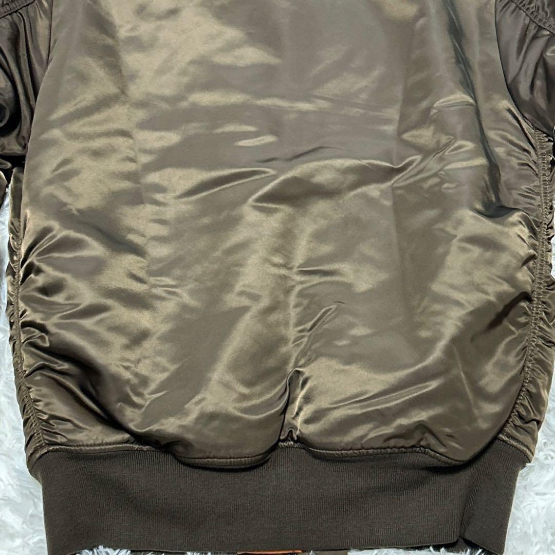 ✨希少色✨ アルファインダストリーズ MA-1 フライトジャケット ブラウン