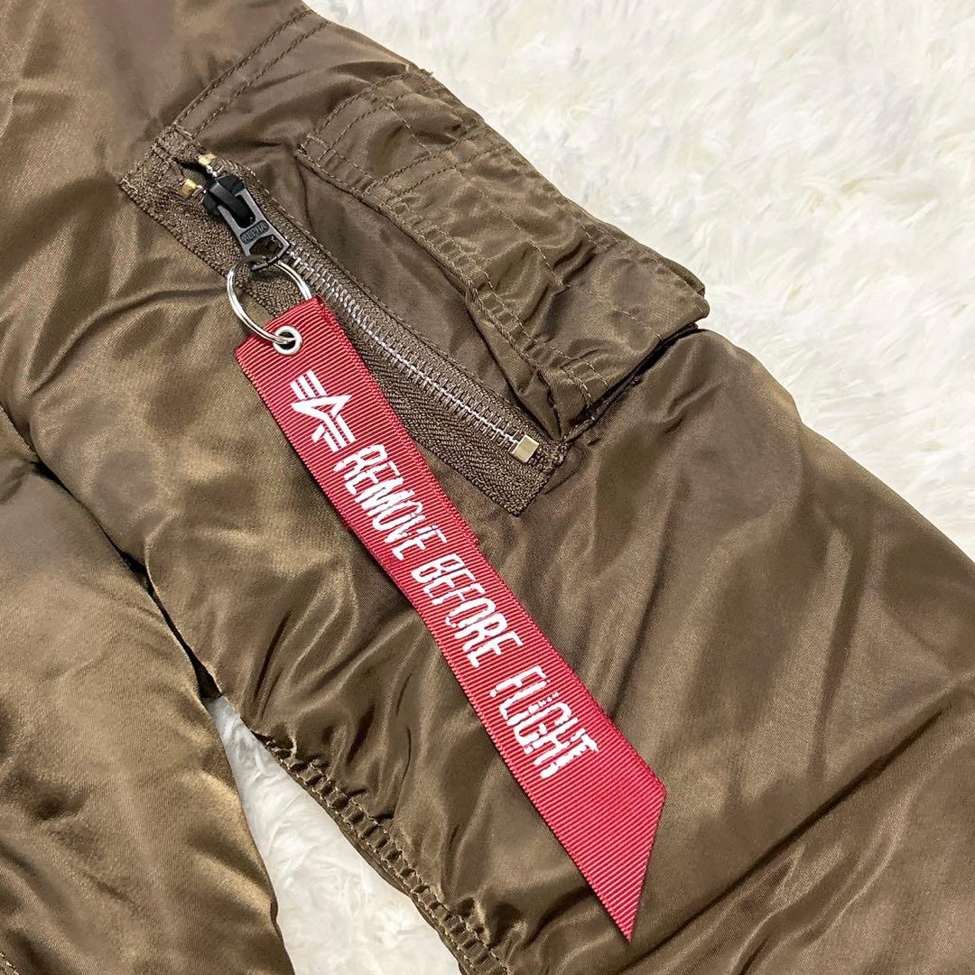 ✨希少色✨ アルファインダストリーズ MA-1 フライトジャケット ブラウン