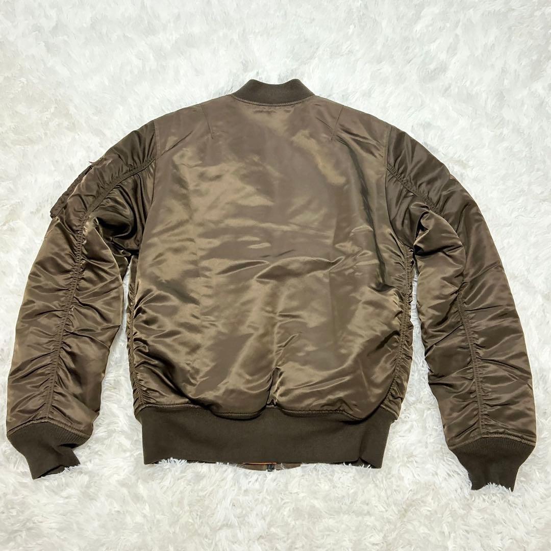 ✨希少色✨ アルファインダストリーズ MA-1 フライトジャケット ブラウン