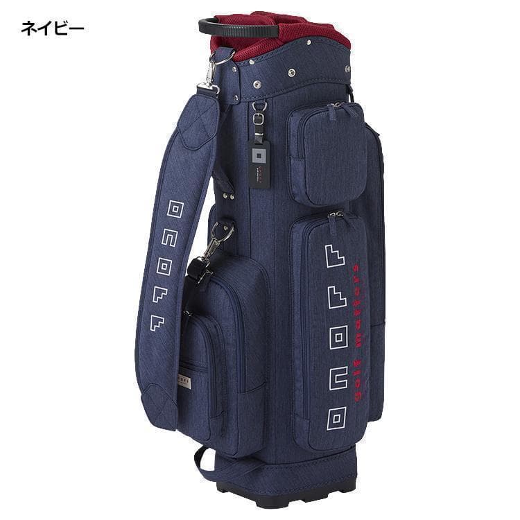 新品 2024年 ONOFF オノフ キャディバッグ OB0225 ネイビー