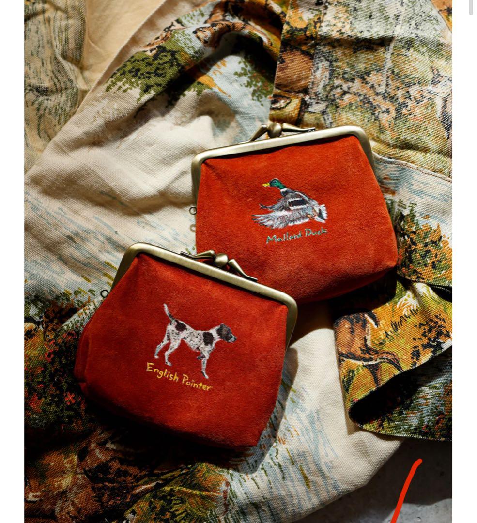 2nd別注【BrownBrown×2nd】ハンドペイント がま口ウォレット