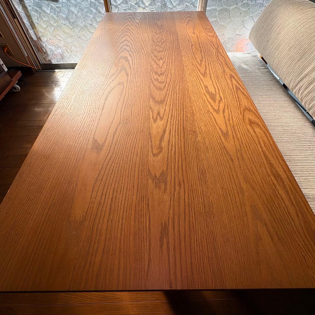 【NAGANOインテリア製・総無垢ダイニングテーブル】