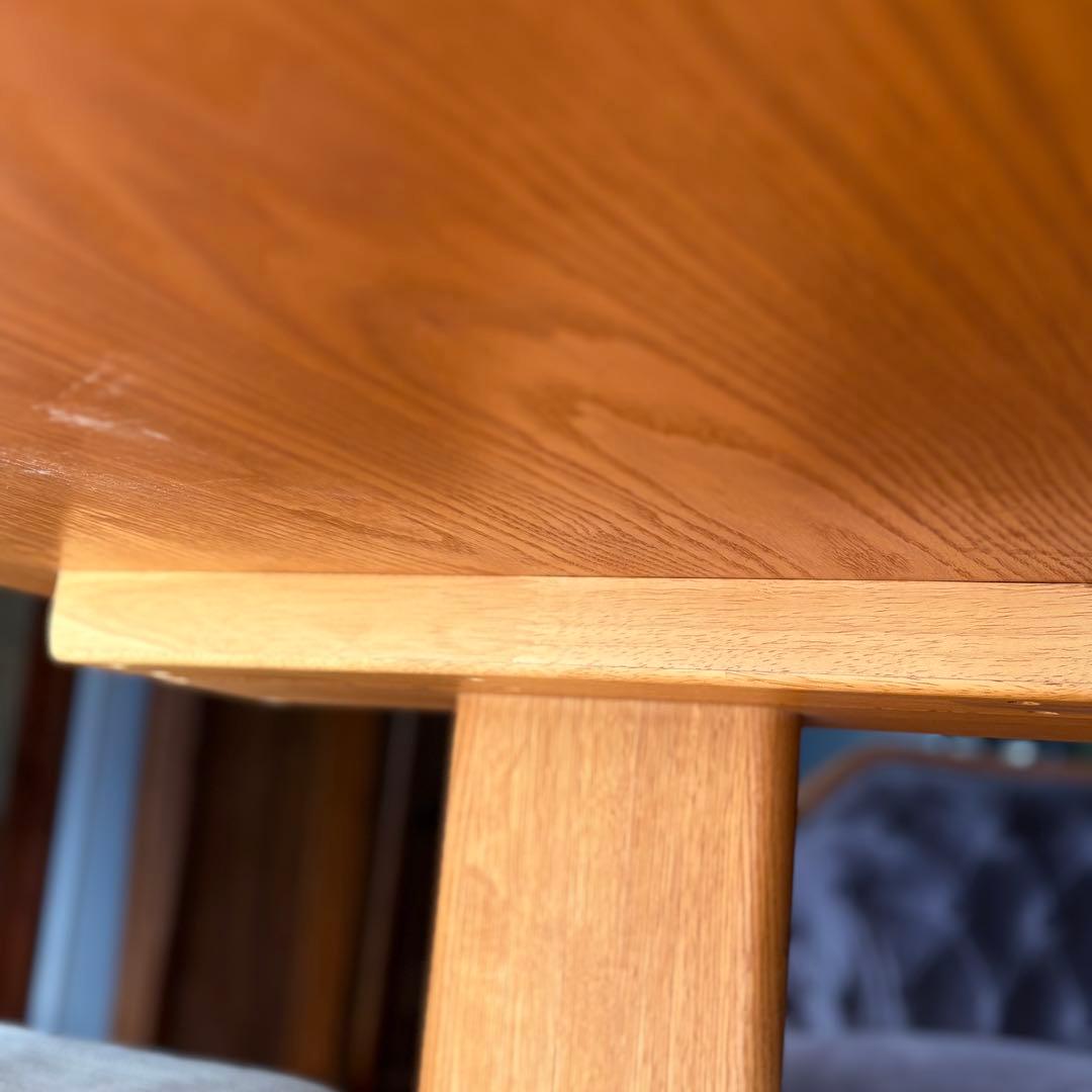 【NAGANOインテリア製・総無垢ダイニングテーブル】
