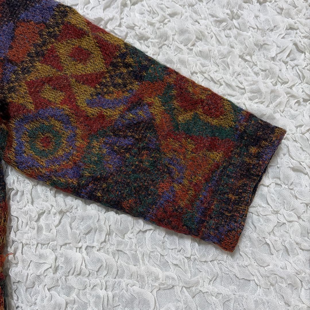 MISSONIミッソーニ モヘアリバーシブルコート キルティング オレンジタグ