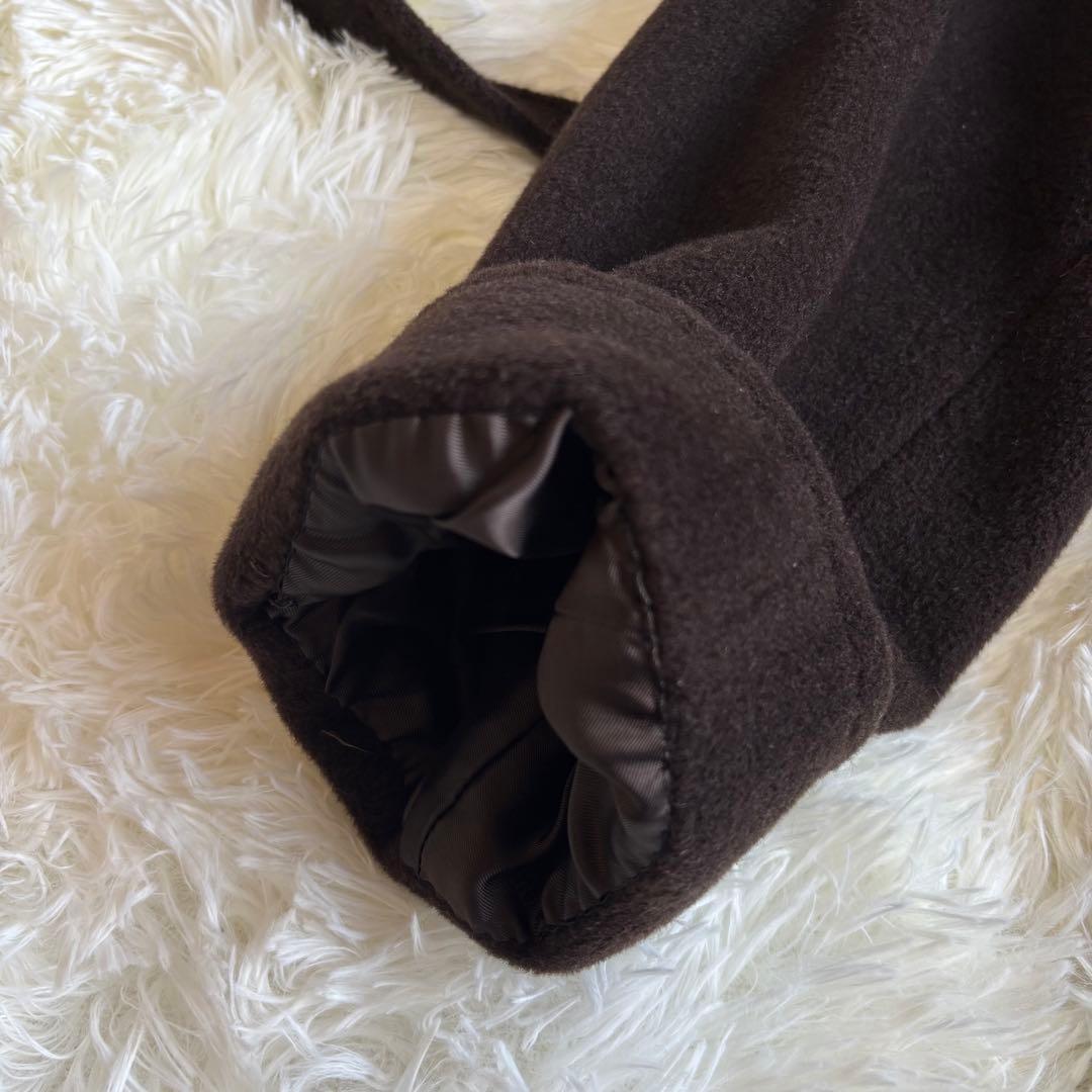 高級✨ マックスマーラ 白タグ カシミヤ ウール ベルテッドコート サイズ38