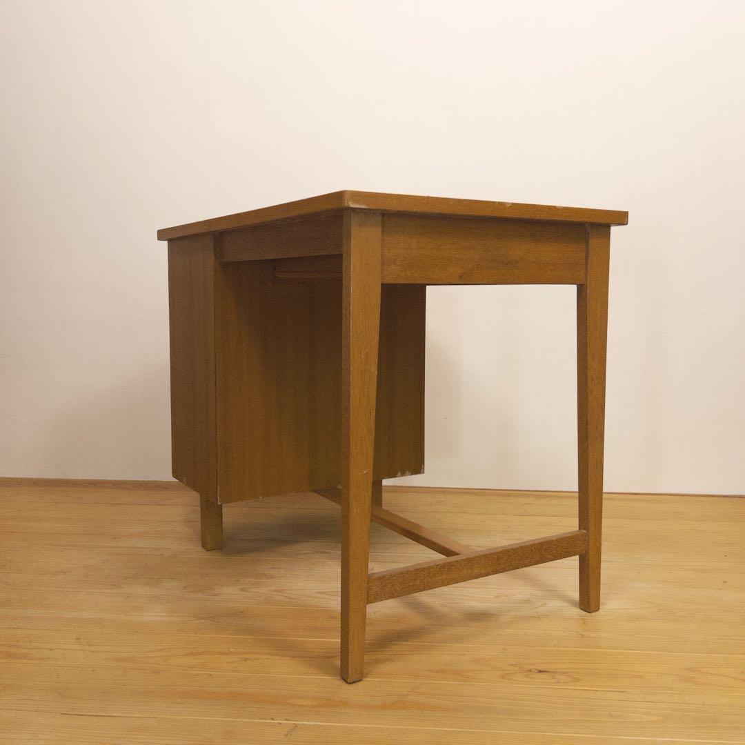 机　デスク　作業机　M073　古道具　古家具　ビンテージ　アンティーク　レトロ