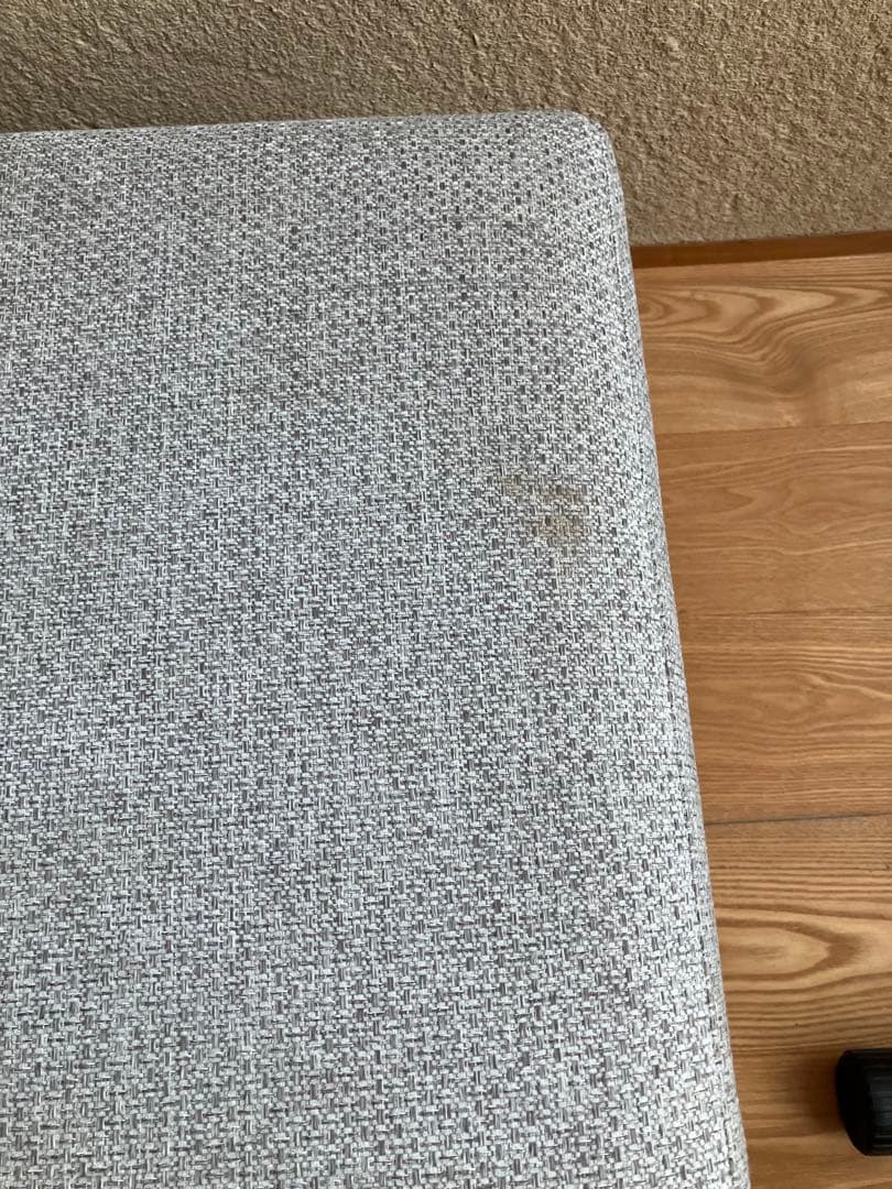 【2/2】 フランネルソファBRICKオットマン(クッション付き)