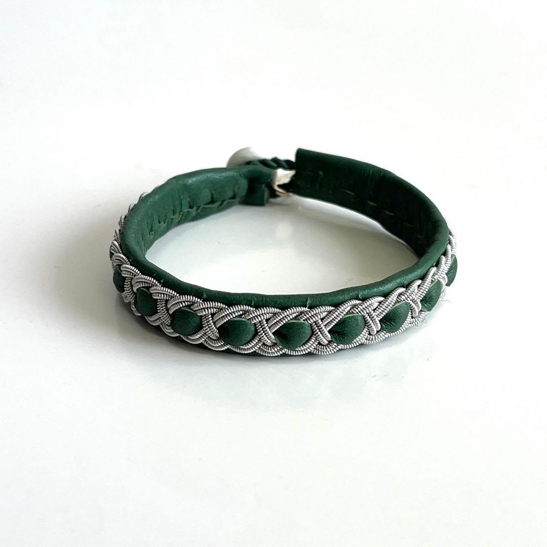 YOHEI NOGUCHI サーミ ブレスレット グリーン