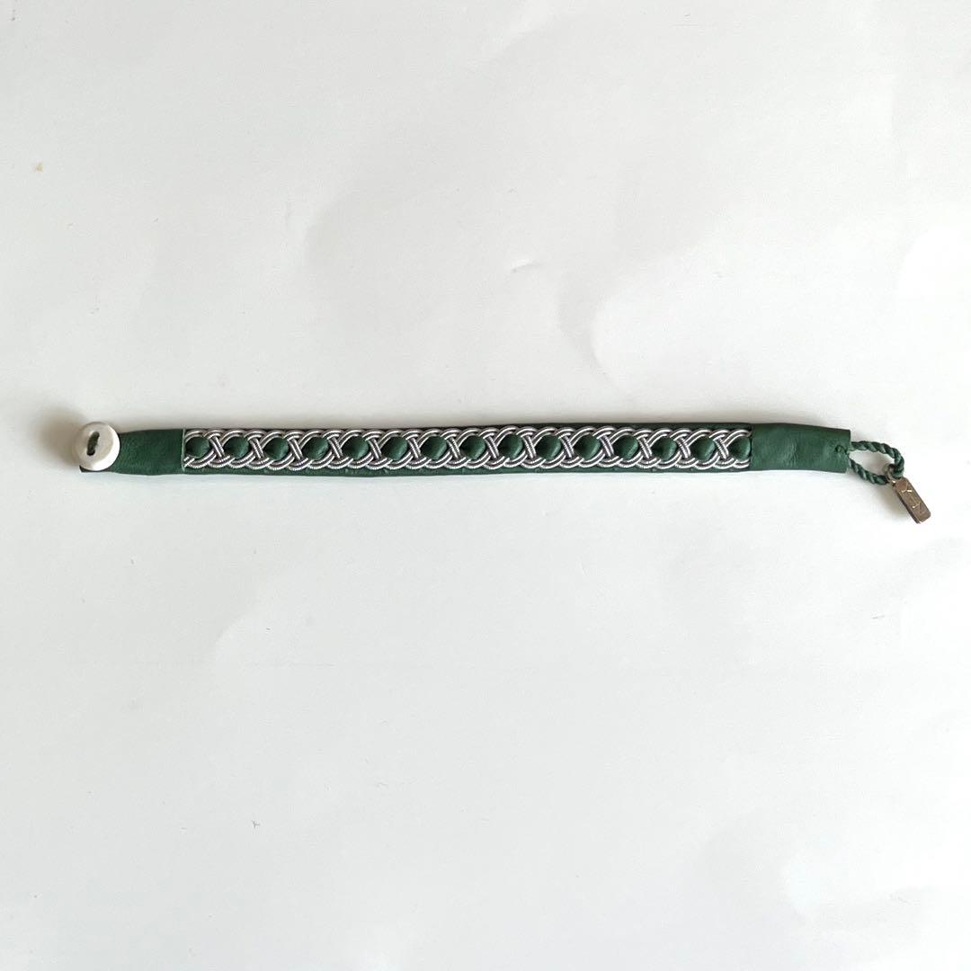 YOHEI NOGUCHI サーミ ブレスレット グリーン